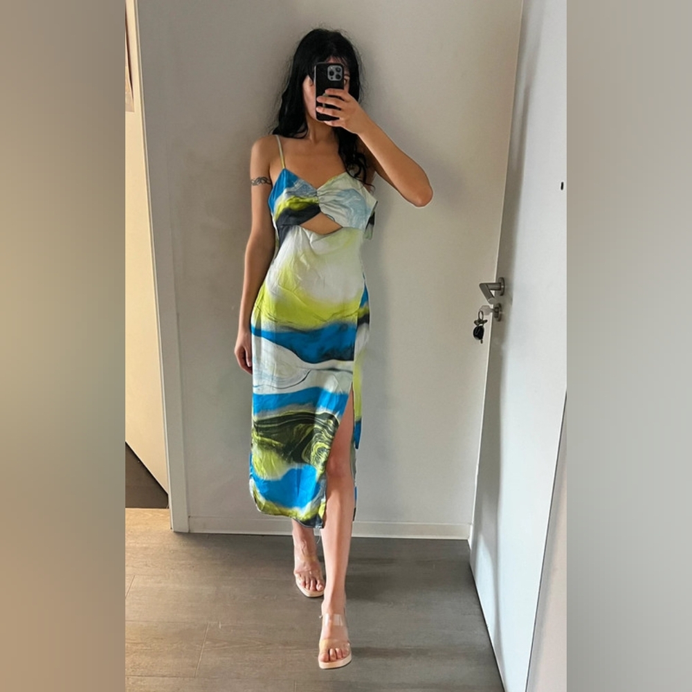 Multicolor Strappy Dress